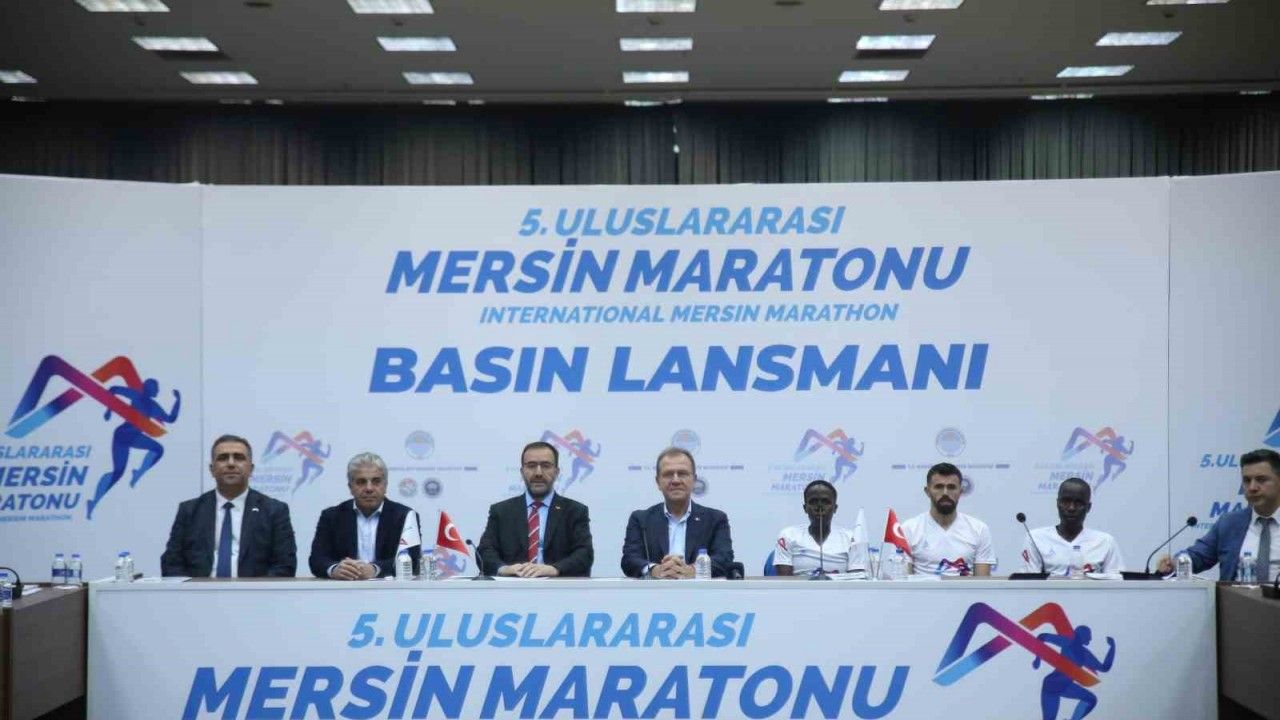 5. Uluslararası Mersin Maratonu’nun lansman toplantısı yapıldı
