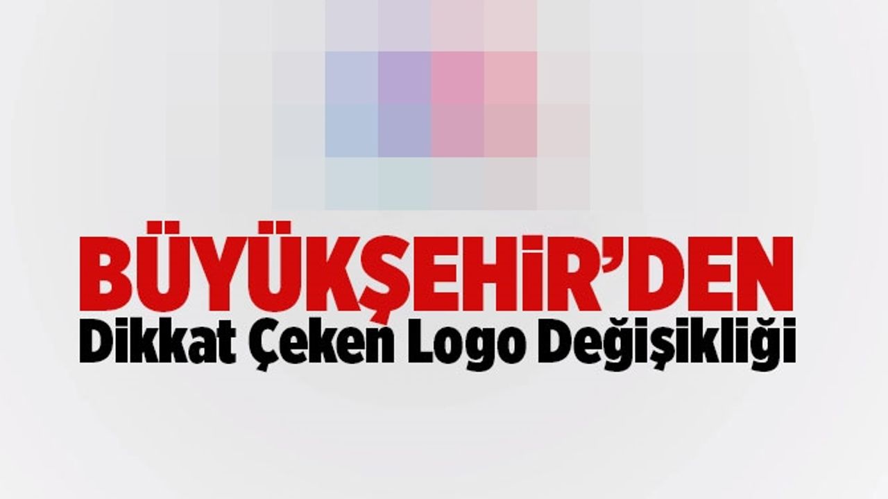 Mersin Büyükşehir'den Kelebek Görünümlü Logo