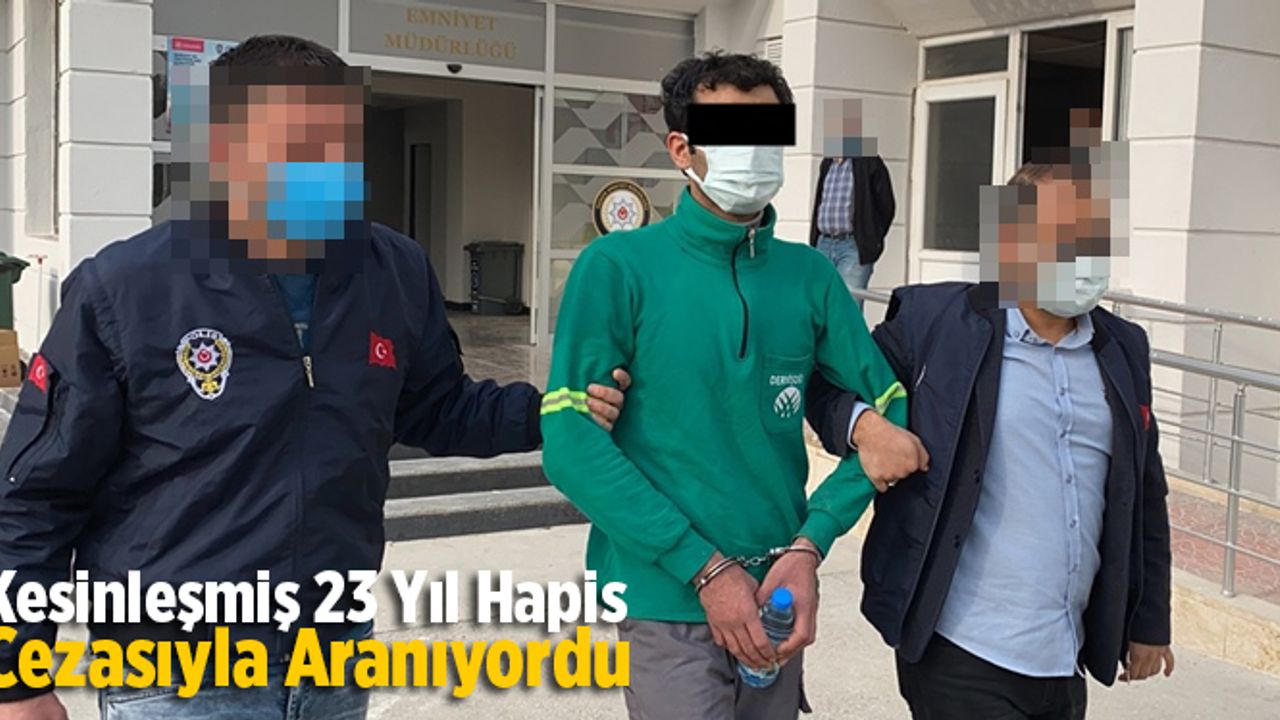 Mersin'de 23 yıl 7 ay kesinleşmiş hapis cezası bulunan firari hükümlü yakalandı