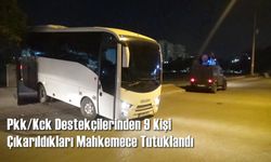 Mersin'de Pkk/Kck Destekçisi 9 Kişi Tutuklandı