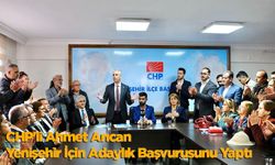 CHP'li Ahmet Arıcan Yenişehir İçin Adaylık Başvurusunu Yaptı