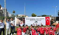 Mersinli minik futbolculardan, Merih Demiral’a destek