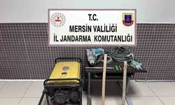 Mersin’de izinsiz kazı yapan 5 şüpheli suçüstü yakalandı