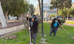 Silifke’de park ve yeşil alanlar bakıma alındı