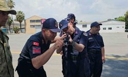 Mersin’de özel bireyler asker olma heyecanı yaşadı