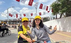 Tarsus’ta kadınlar bisiklet kullanmayı öğreniyor