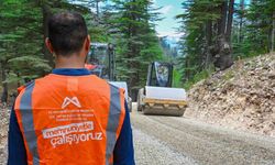 Mersin’de yayla yolu 50 kilometreden 18 kilometreye düştü