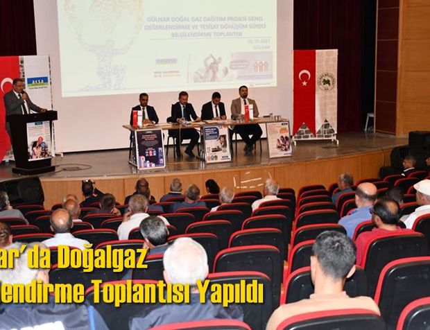 Gülnar'da Doğalgaz Bilgilendirme Toplantısı Yapıldı