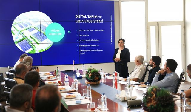 MTSO Başkanı Çakır: "Hedefimiz Mersin Agropark’ta dünya markası oluşturmak"
