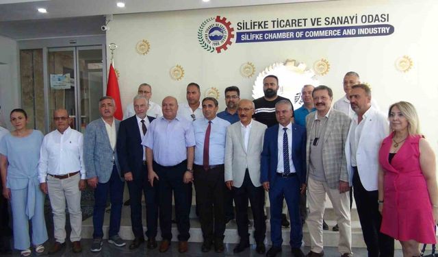 Hisarcıklıoğlu ve Elvan, Silifke’de iş adamları ile bir araya geldi