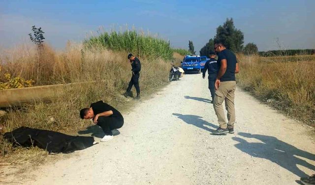 Tarsus’ta sulama kanalında ceset bulundu