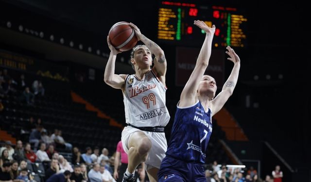 Kadınlar Basketbol Süper Ligi: ÇBK Mersin: 91 - Nesibe Aydın: 60