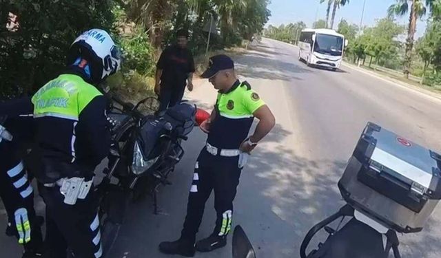 Çalıntı motosikletle kaçmaya çalışan şüpheli jandarmanın dikkati sayesinde yakalandı