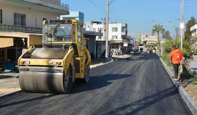Tarsus’a Bağlı Yenice Mahallesi’ndeki Uğur Mumcu Caddesi Tamamen Yenilendi