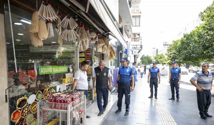 Mersin’de kaldırım ve yol işgaline geçit verilmiyor