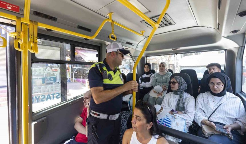 Mersin’de toplu taşıma araçlarında klima denetimi